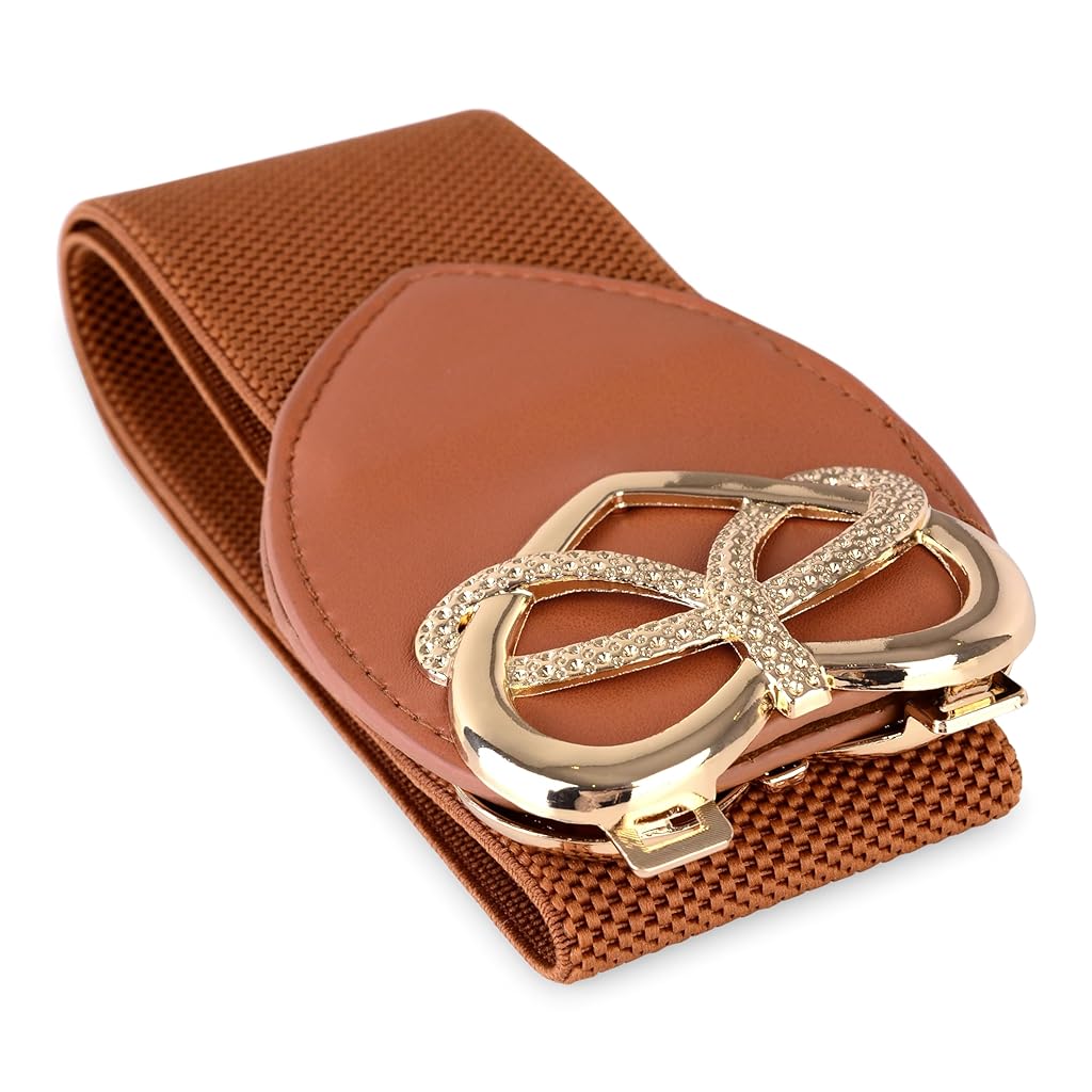 ZIBUYU® Heart-shaped wide elastic waist belt ZIBUYU® Heart-shaped wide elastic waist belt